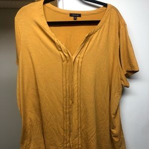 Yellow mustard blouse